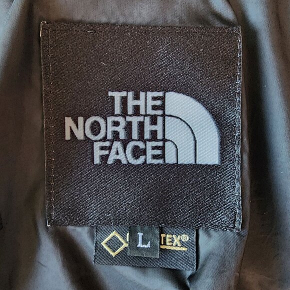 Vintage The North Face Mens Large Jacket Gore-Tex Mountain Hooded Zipper Blue - Picture 12 of 15